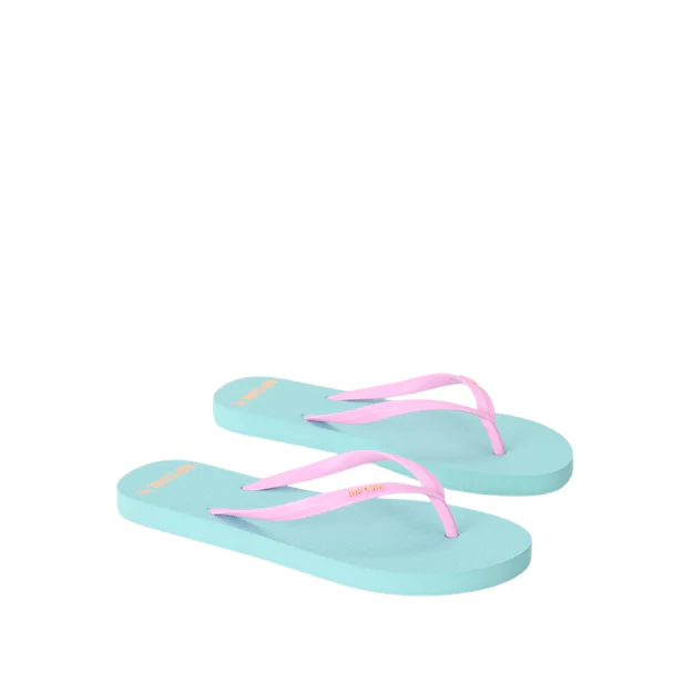Rip Curl Bondi Bloom Womens Flip Flops Light Sea Blue