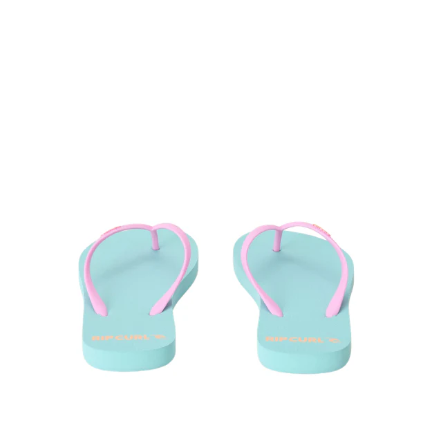 Rip Curl Bondi Bloom Womens Flip Flops Light Sea Blue - Image 2