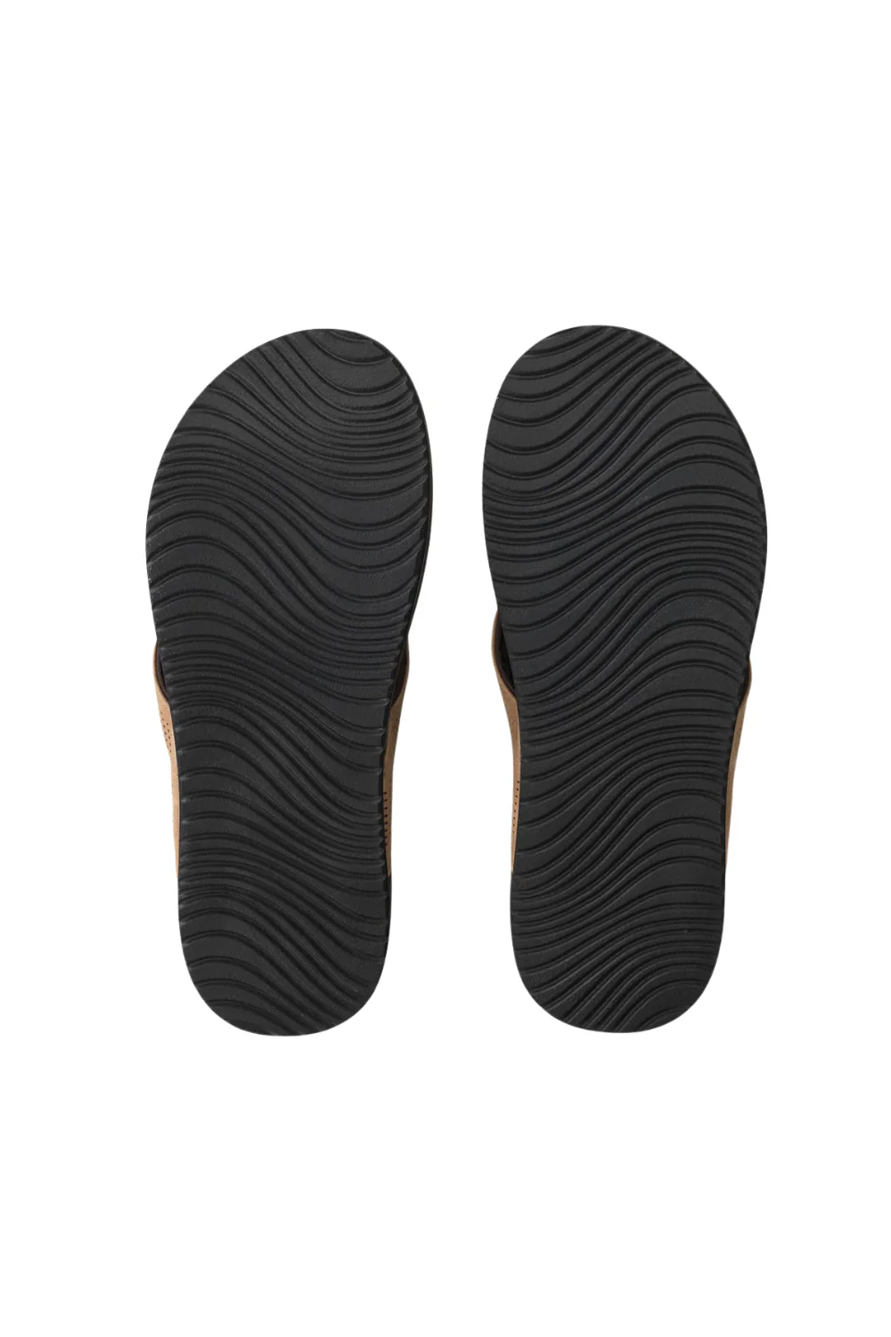 Rip Curl Chiba Bloom Mens Open Toe Flip Flops Brown/Black - Image 4