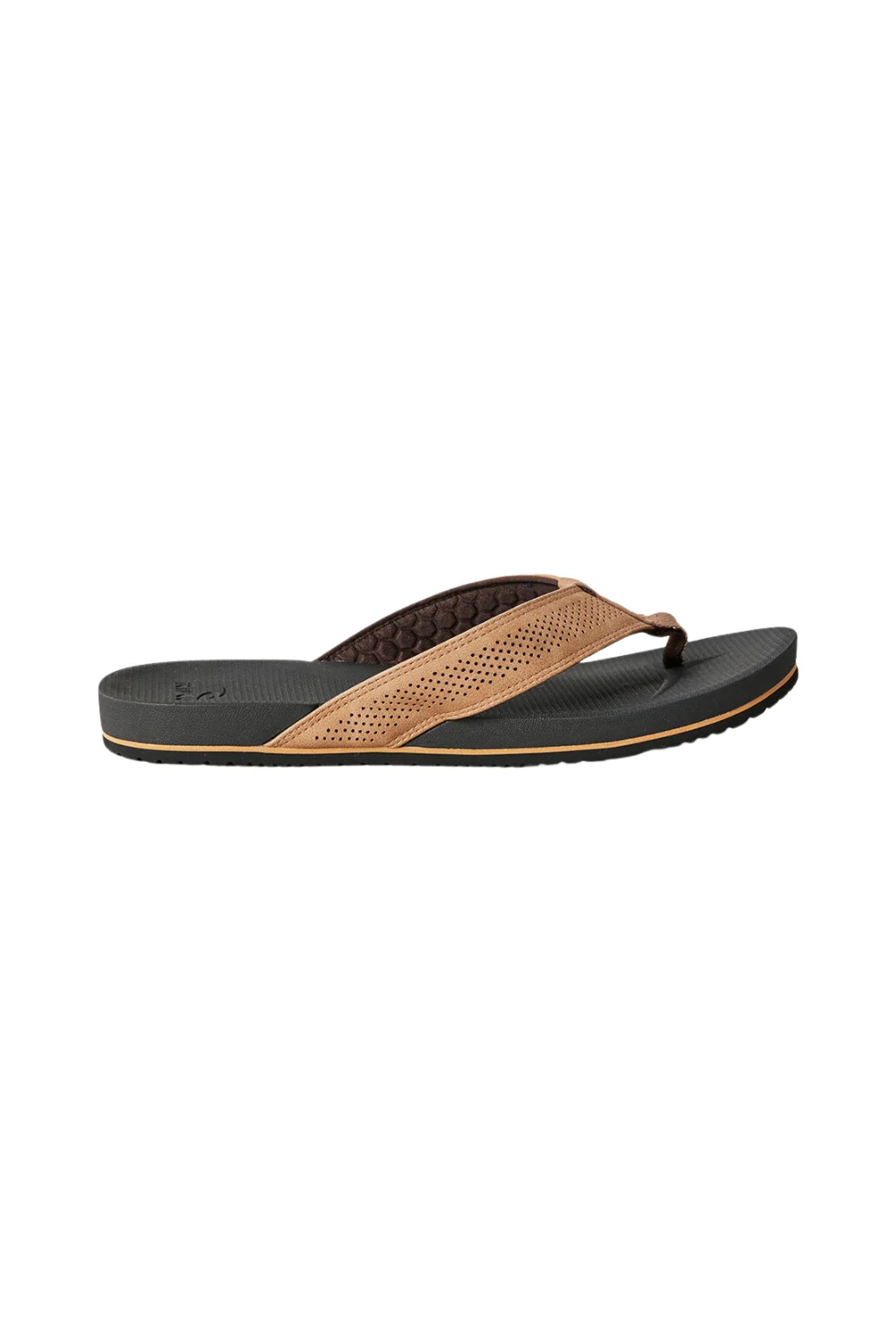Rip Curl Chiba Open Toe Mens Flip Flop Brown/Black - Image 2