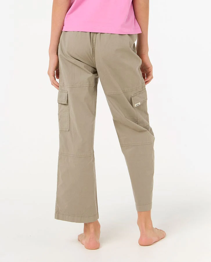 Rip Curl Cruisin Cargo Girls Pant Sage - Image 3