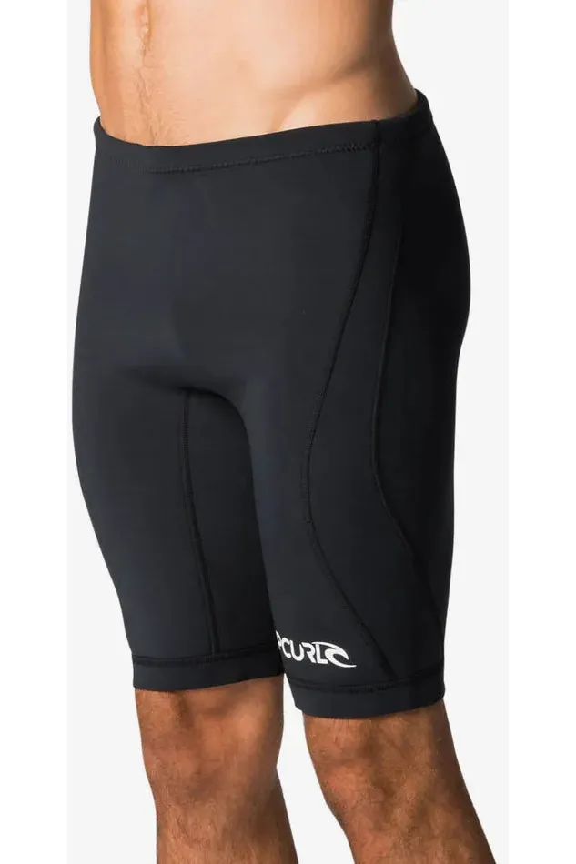Rip Curl Down Patrol Mens 1mm Neo Shorts Black - Image 2