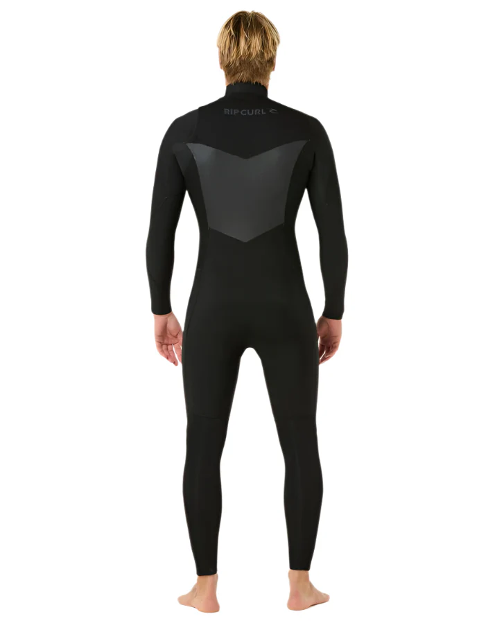 Rip Curl Dawn Patrol Chest Zip 4/3 Gb Steamer Wetsuit Black - Image 3