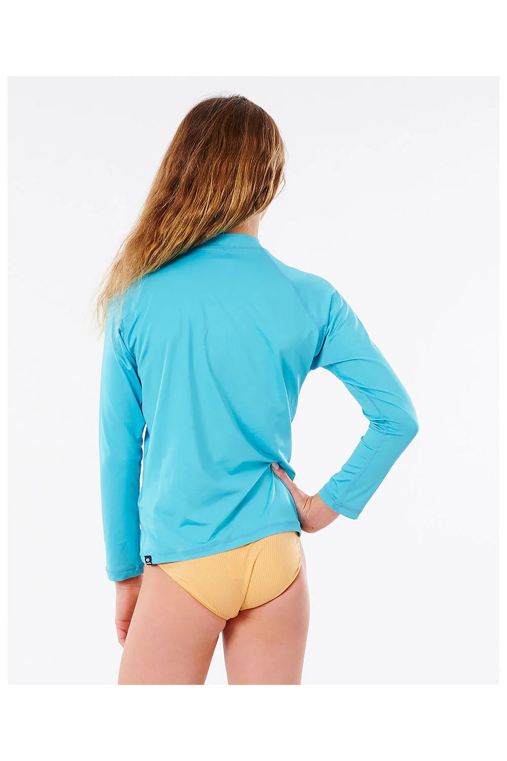 Youth Rip Curl Girls Golden Rays Long Sleeve Rashguard - Image 2