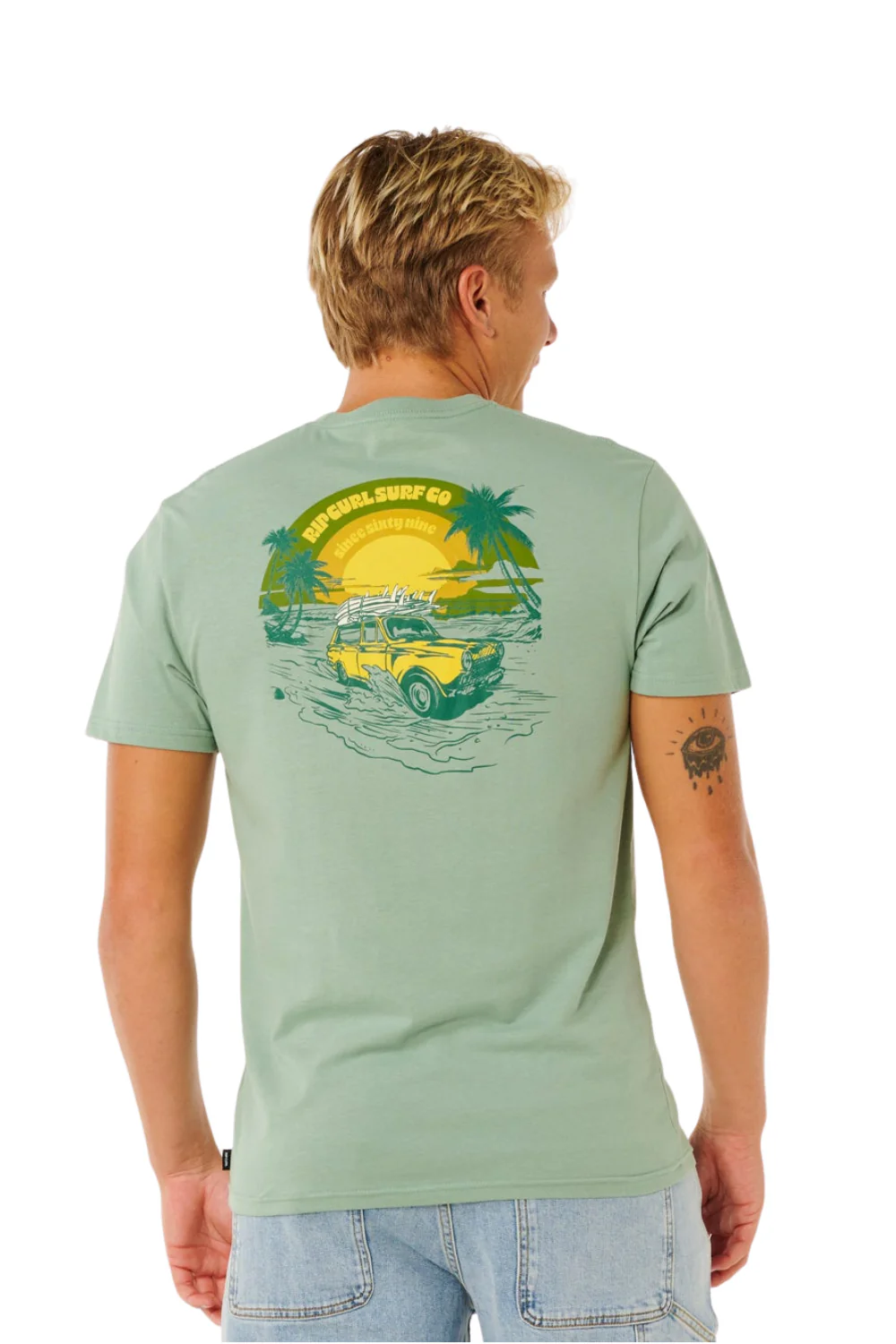 Rip Curl Keep On Trucking Mens T-Shirt Aloe