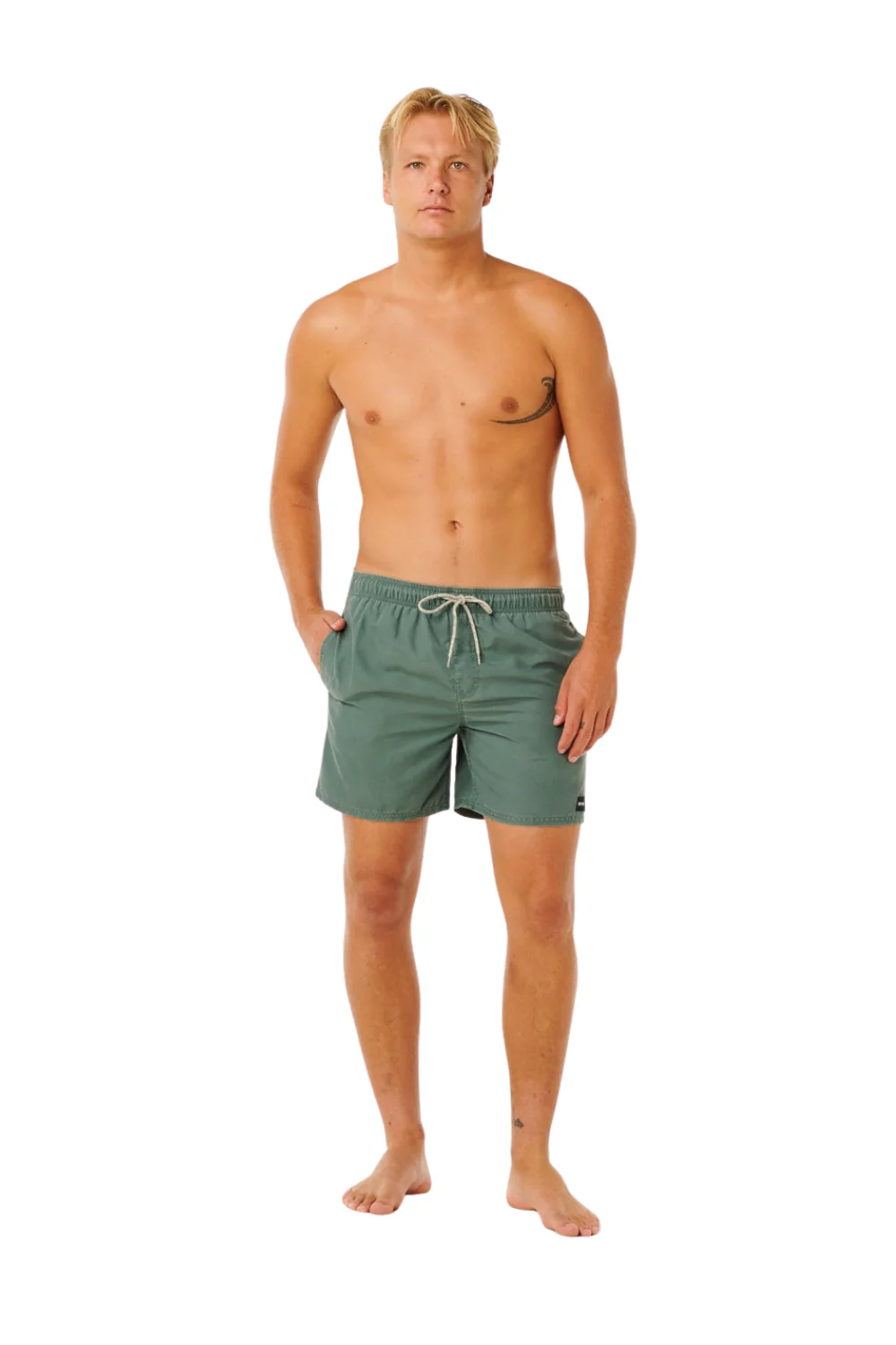 Rip Curl Offset Mens Washed Volley Shorts Moss - Image 5