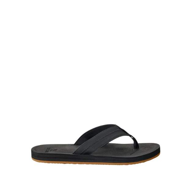 Rip Curl Omega Bloom Mens Flip Flops Black - Image 2