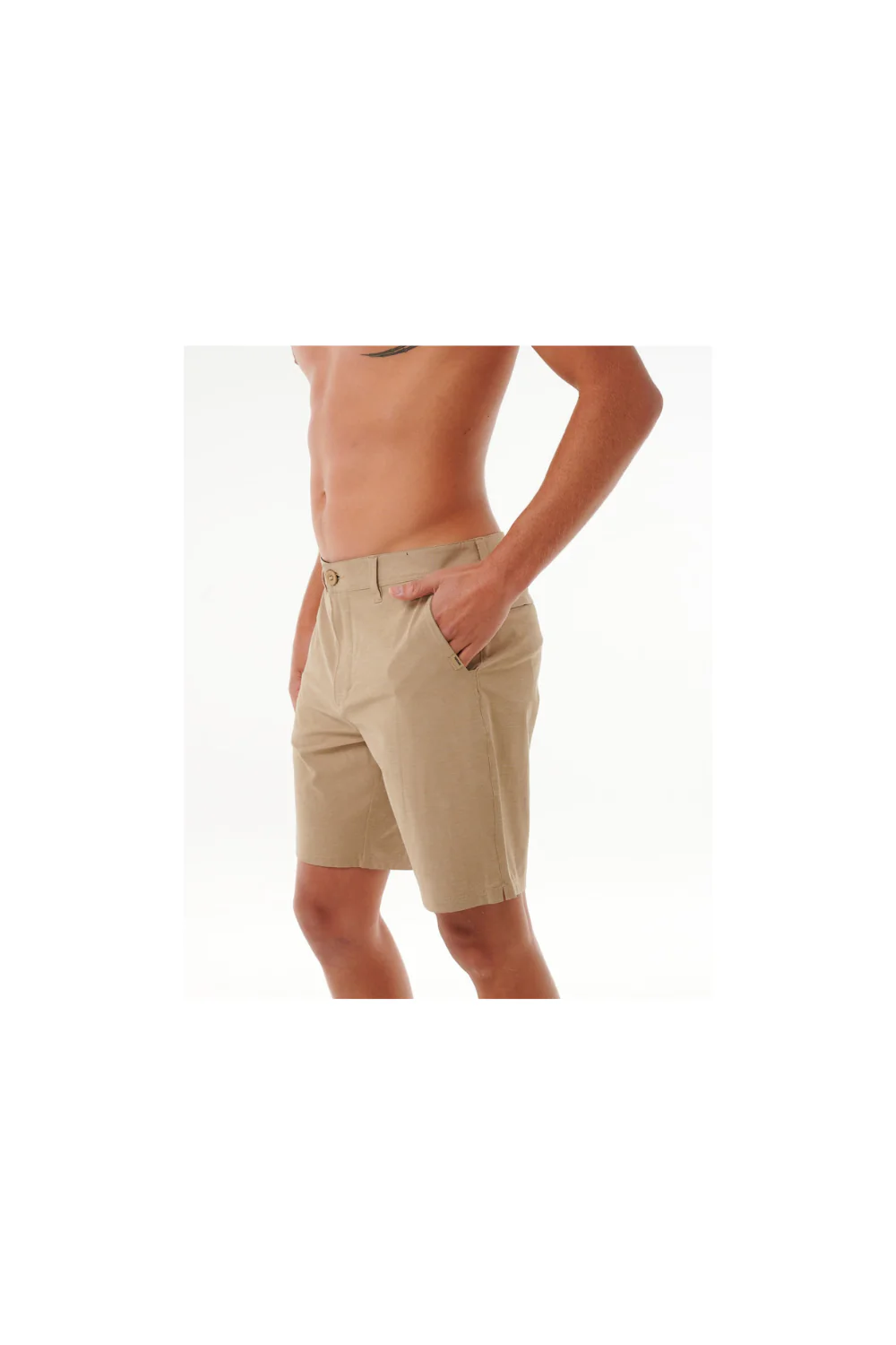 Rip Curl Phase Nineteen Mens Boardwalk 19" Shorts Khaki - Image 7