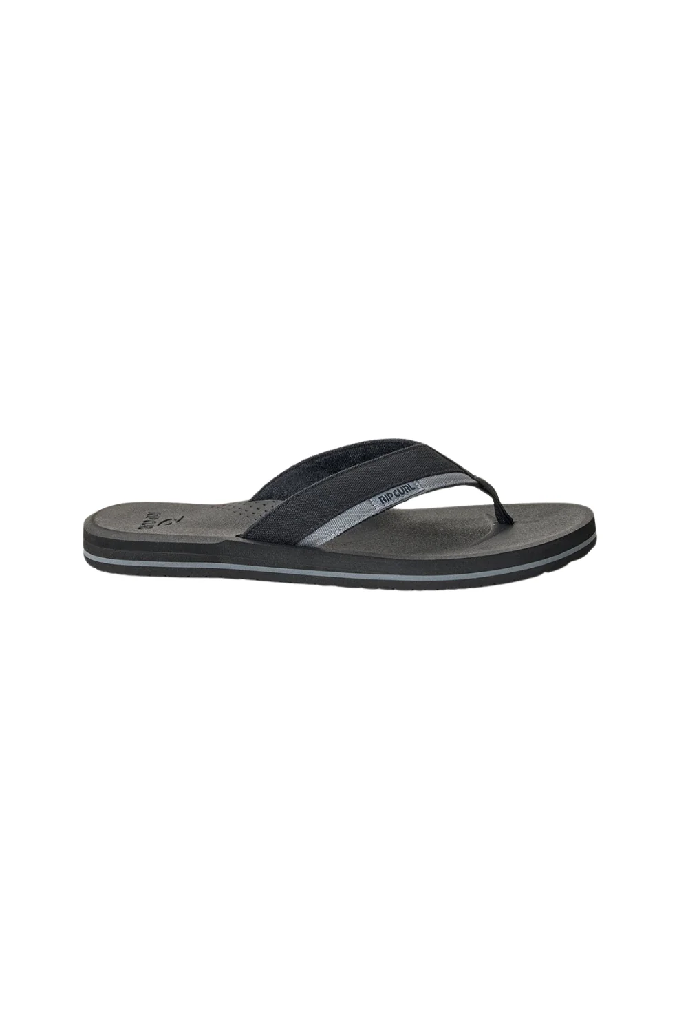 Rip Curl Reactor 2.0 Bloom Mens Open Toe Flip Flops Black - Image 2