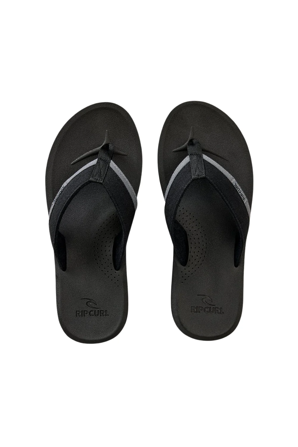 Rip Curl Reactor 2.0 Bloom Mens Open Toe Flip Flops Black - Image 3