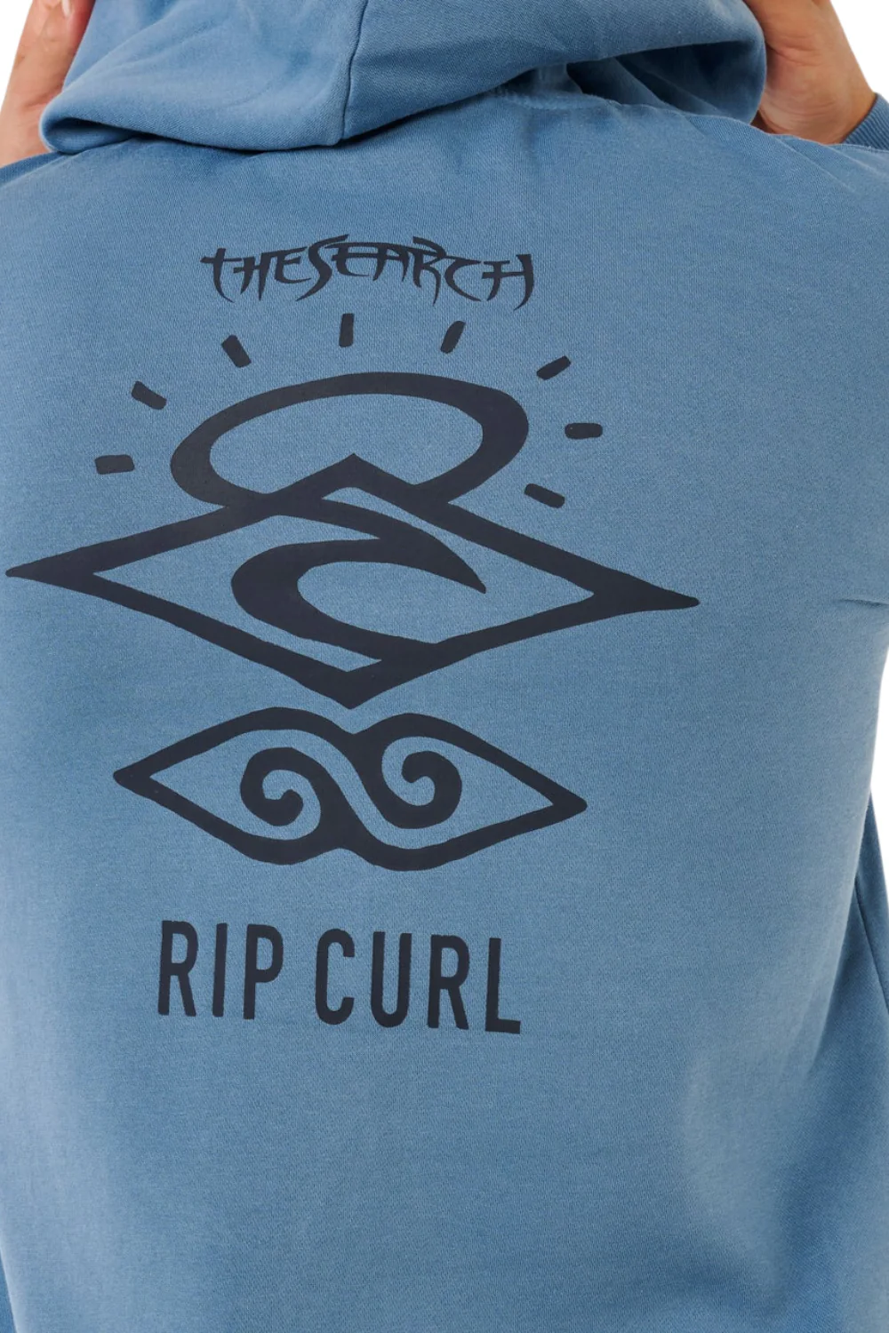 Rip Curl Search Icon Mens Hoodie Bluefin - Image 5