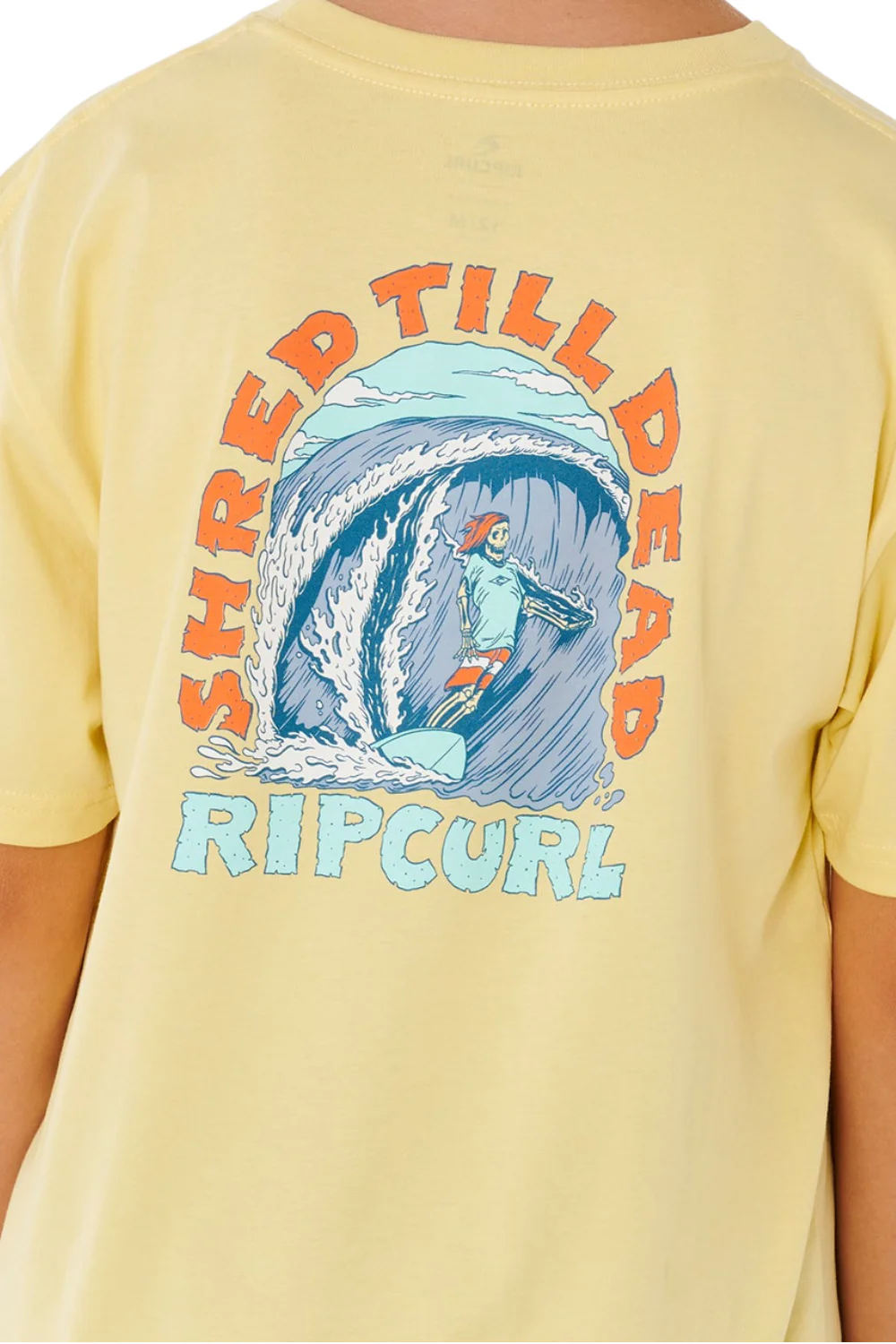 Rip Curl Shred Til Boys T-Shirt Sunlight - Image 4