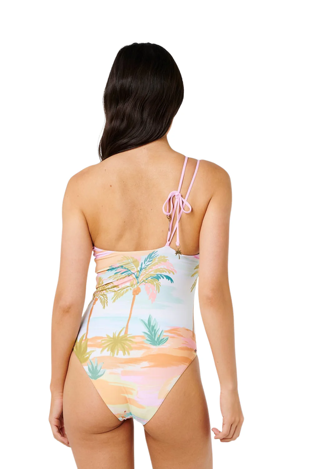 Rip Curl Topanga Canyon Good One Piece Swimsuit Peach - Image 2