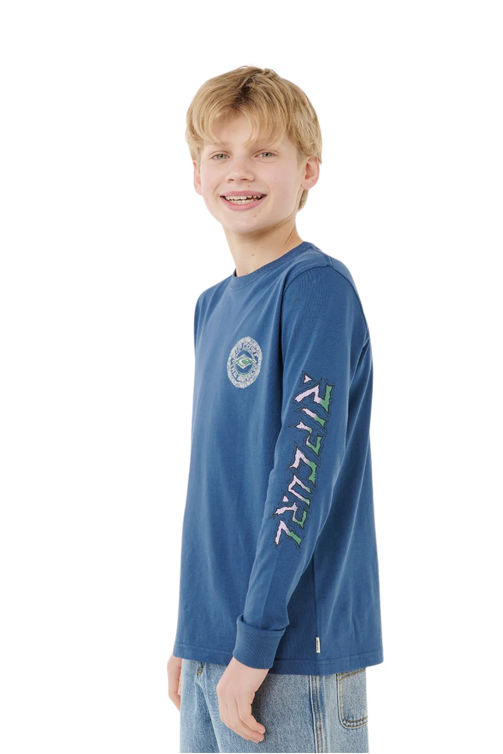 Rip Curl Tropic Daze Long Sleeve T-Shirt Light Navy - Image 3