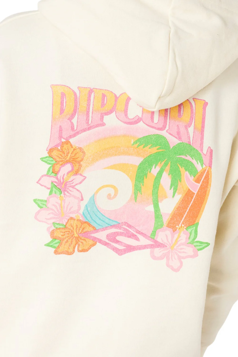 Rip Curl Tropical Dawn Girls Hoodie Bone - Image 4