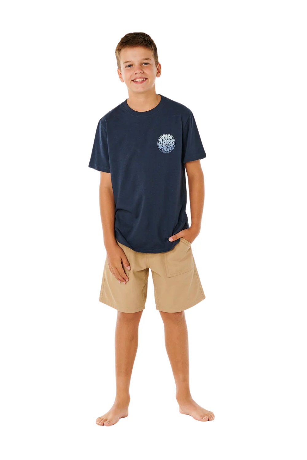 Rip Curl Wetsuit Icon Kids T-Shirt Dark Navy - Image 5
