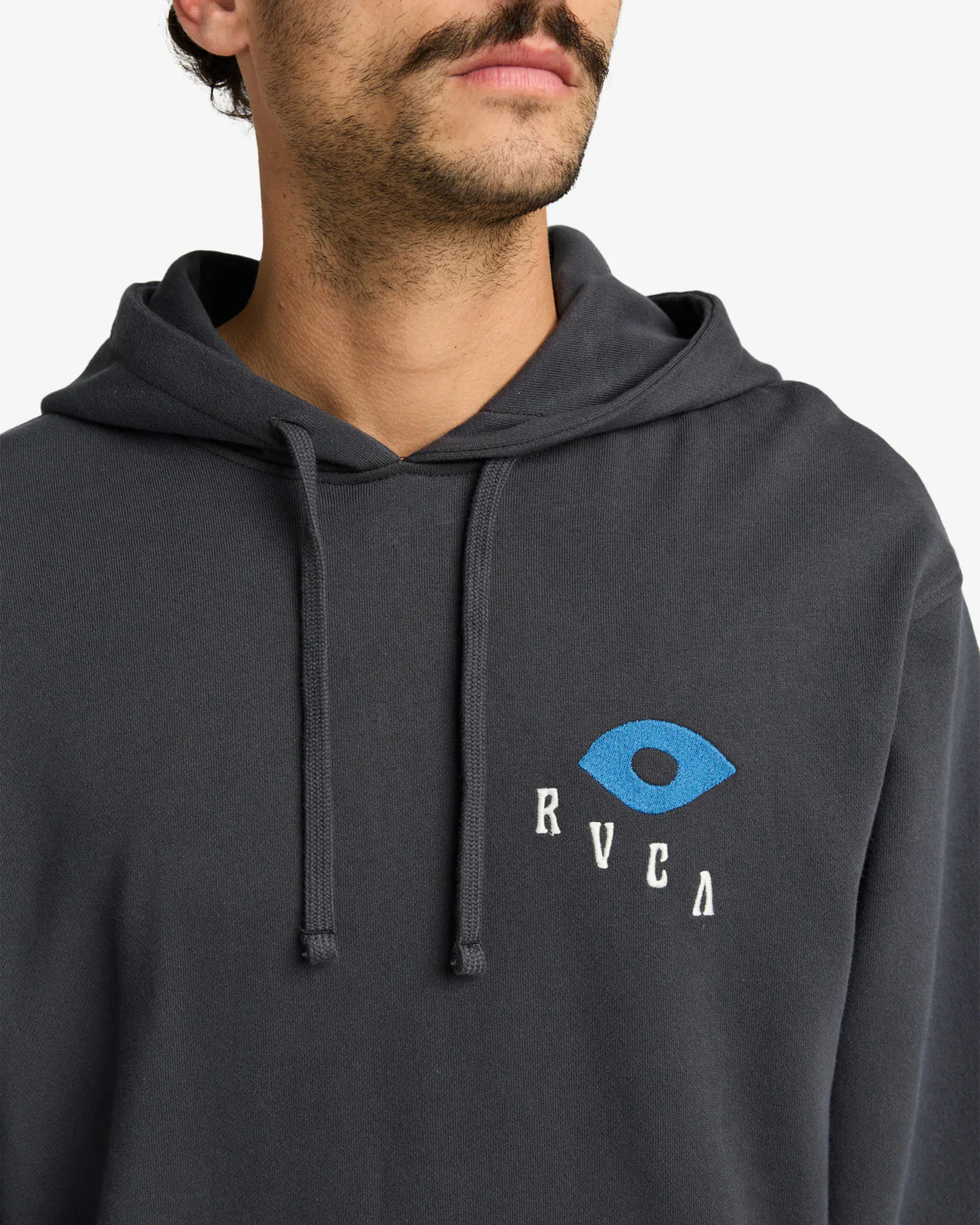RVCA Keep Growing Hoody Garage Blue - Image 5