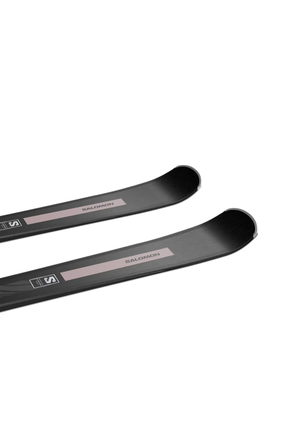 Salomon E S/Max N°8 R Womens Skis + M10 GW L80 Bindings Black/Rose Gold - Image 4
