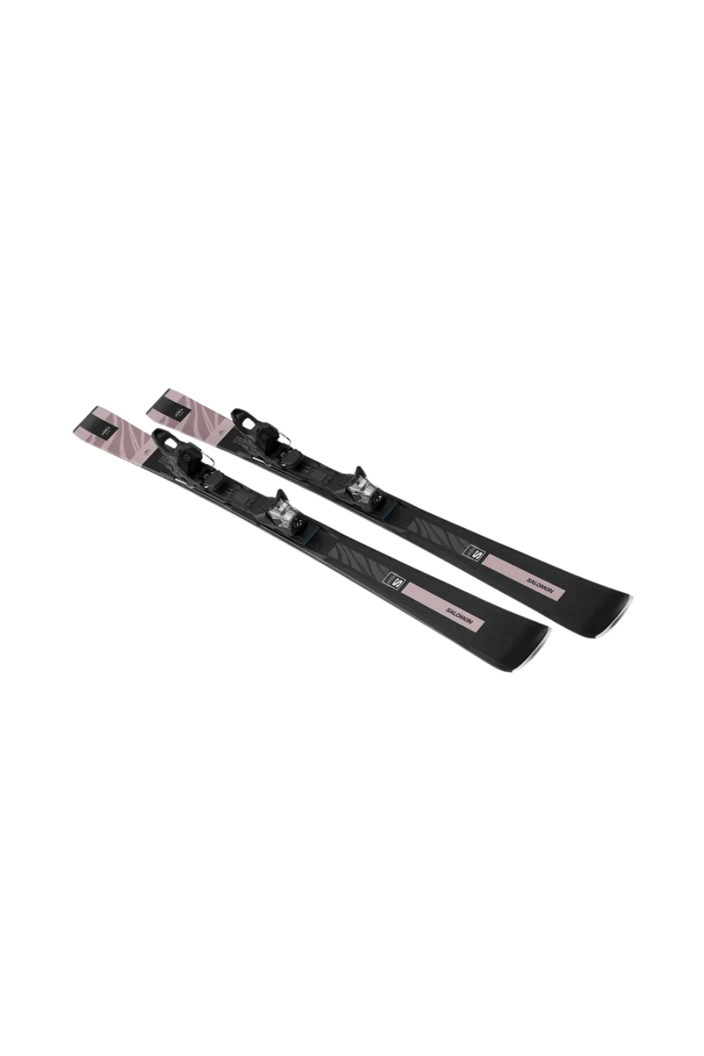 Salomon E S/Max N°8 R Womens Skis + M10 GW L80 Bindings Black/Rose Gold - Image 6