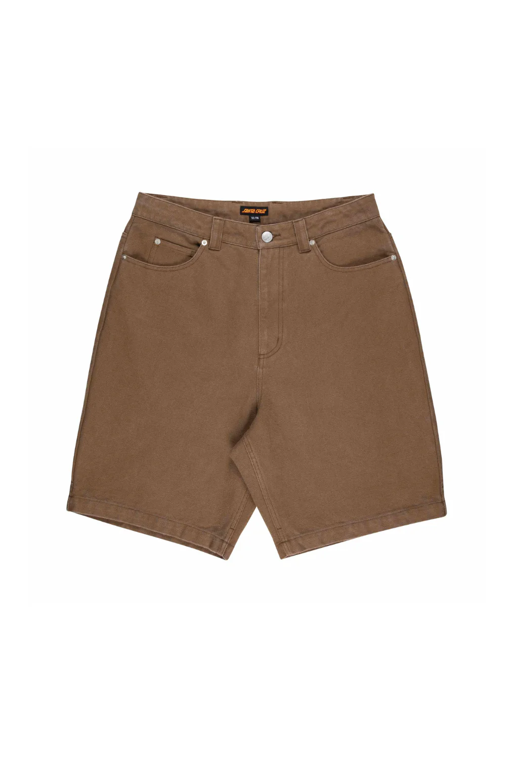 Santa Cruz Mens Big Shorts Taupe - Image 5