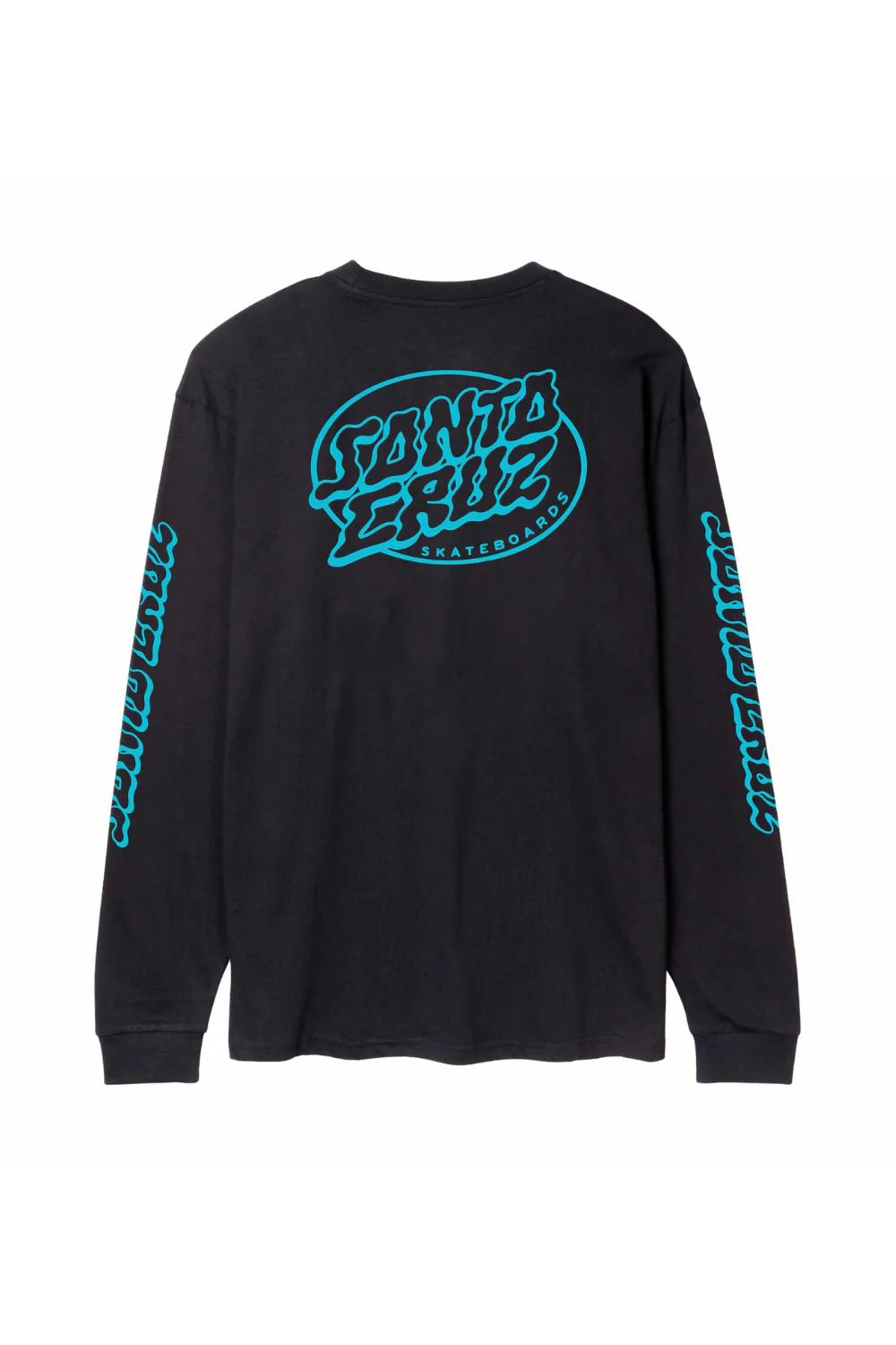 Santa Cruz Mono Vertigo Dot Mens Long Sleeve T-Shirt Black - Image 5