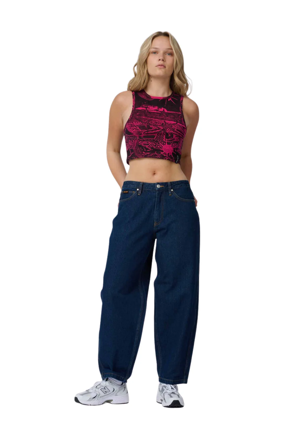 Santa Cruz Womens Classic Barrel Pant Dark Denim - Image 2