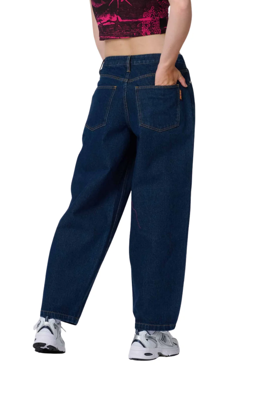 Santa Cruz Womens Classic Barrel Pant Dark Denim - Image 3
