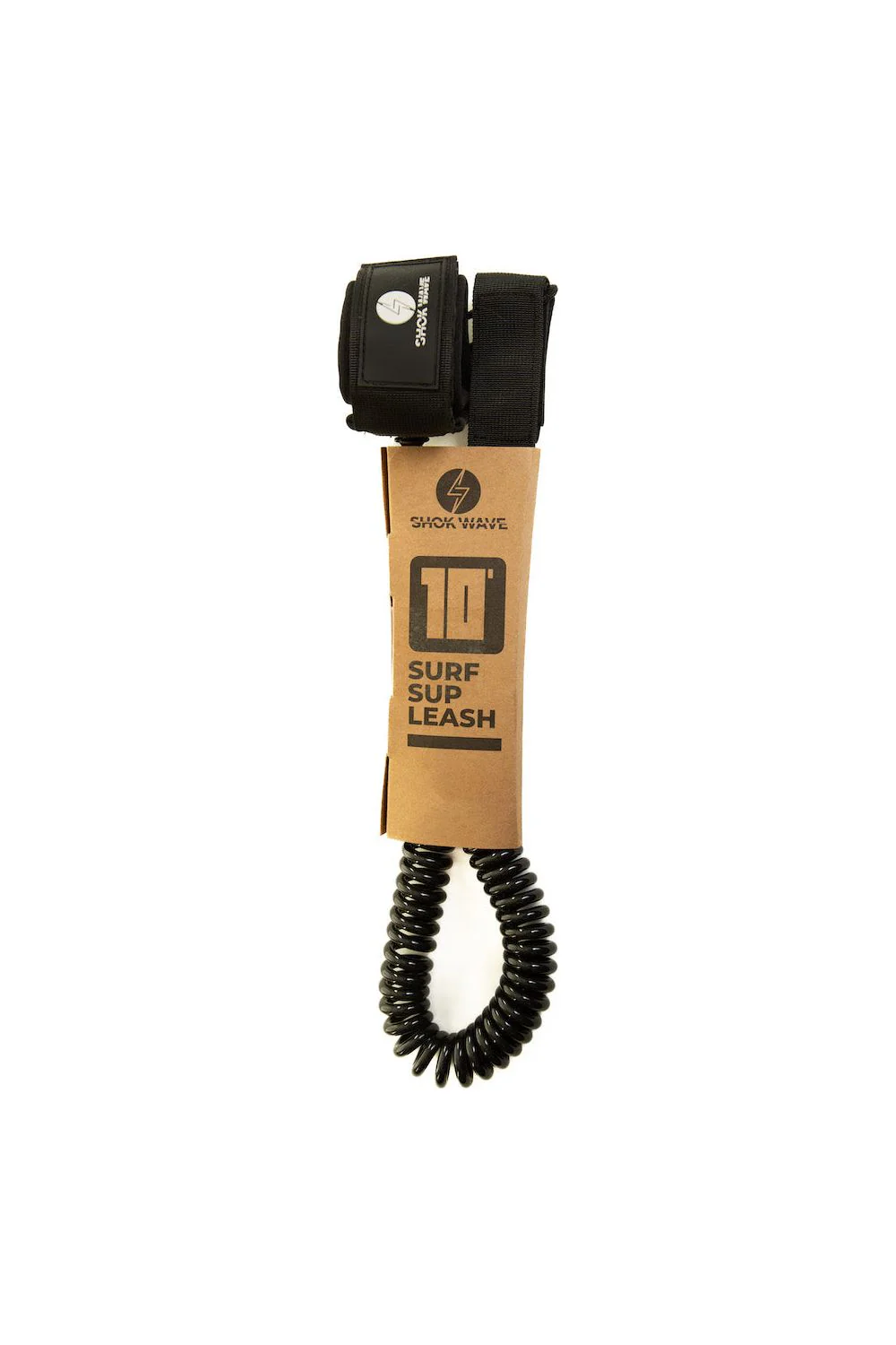 Shok Wave 10ft Coiled SUP Paddle Board Leash
