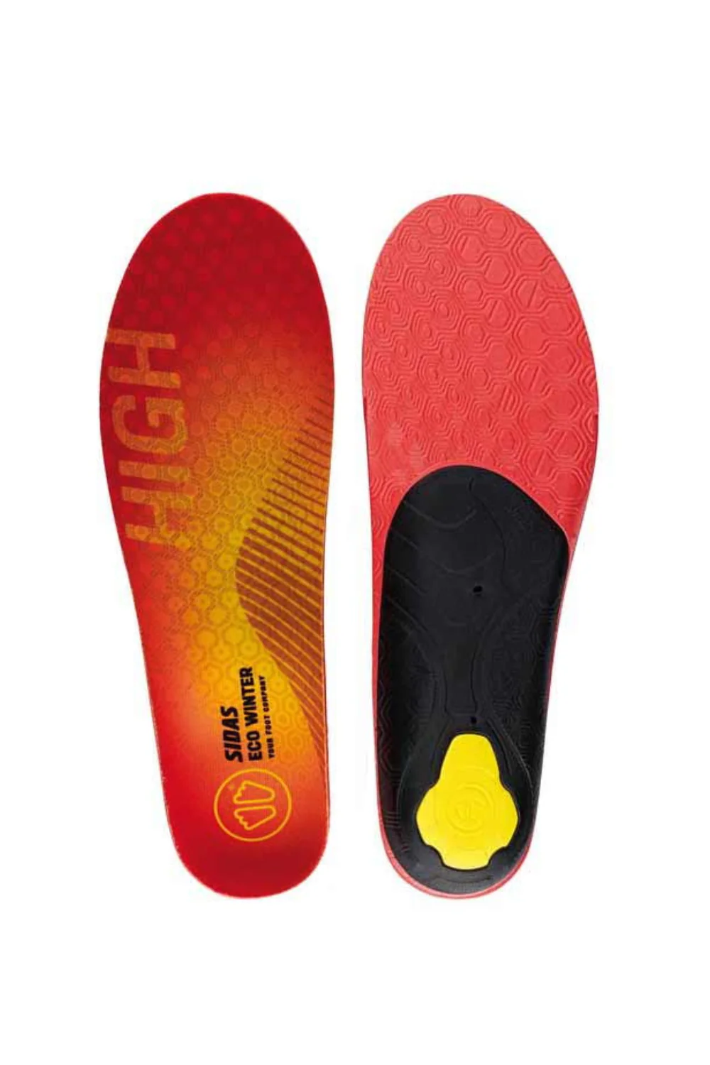 Sidas 3Feet Eco Winter Mid Arch Insoles Orange