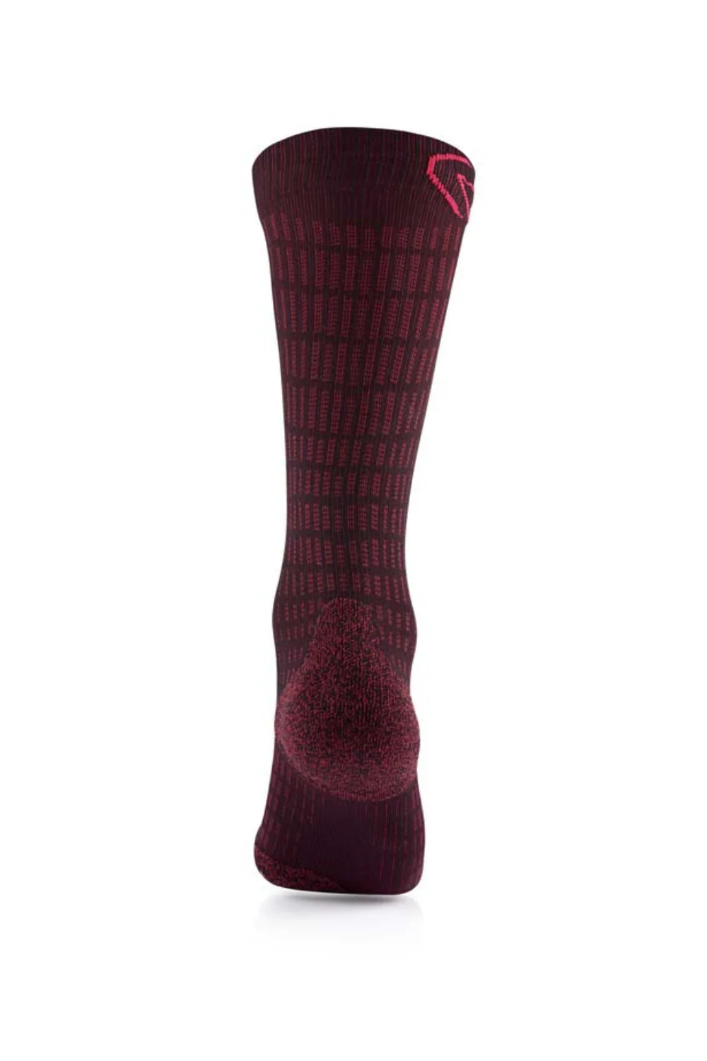Sidas Ski Expert Womens Socks Burgendy - Image 3