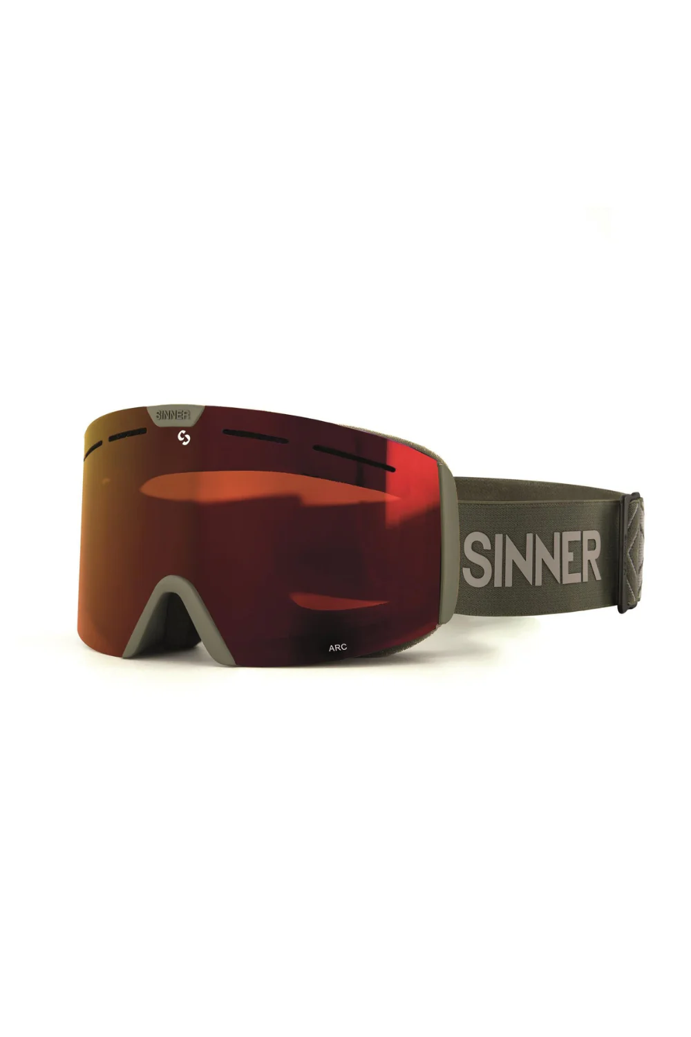 Sinner Arc S Ski Goggles Matte Moss Green