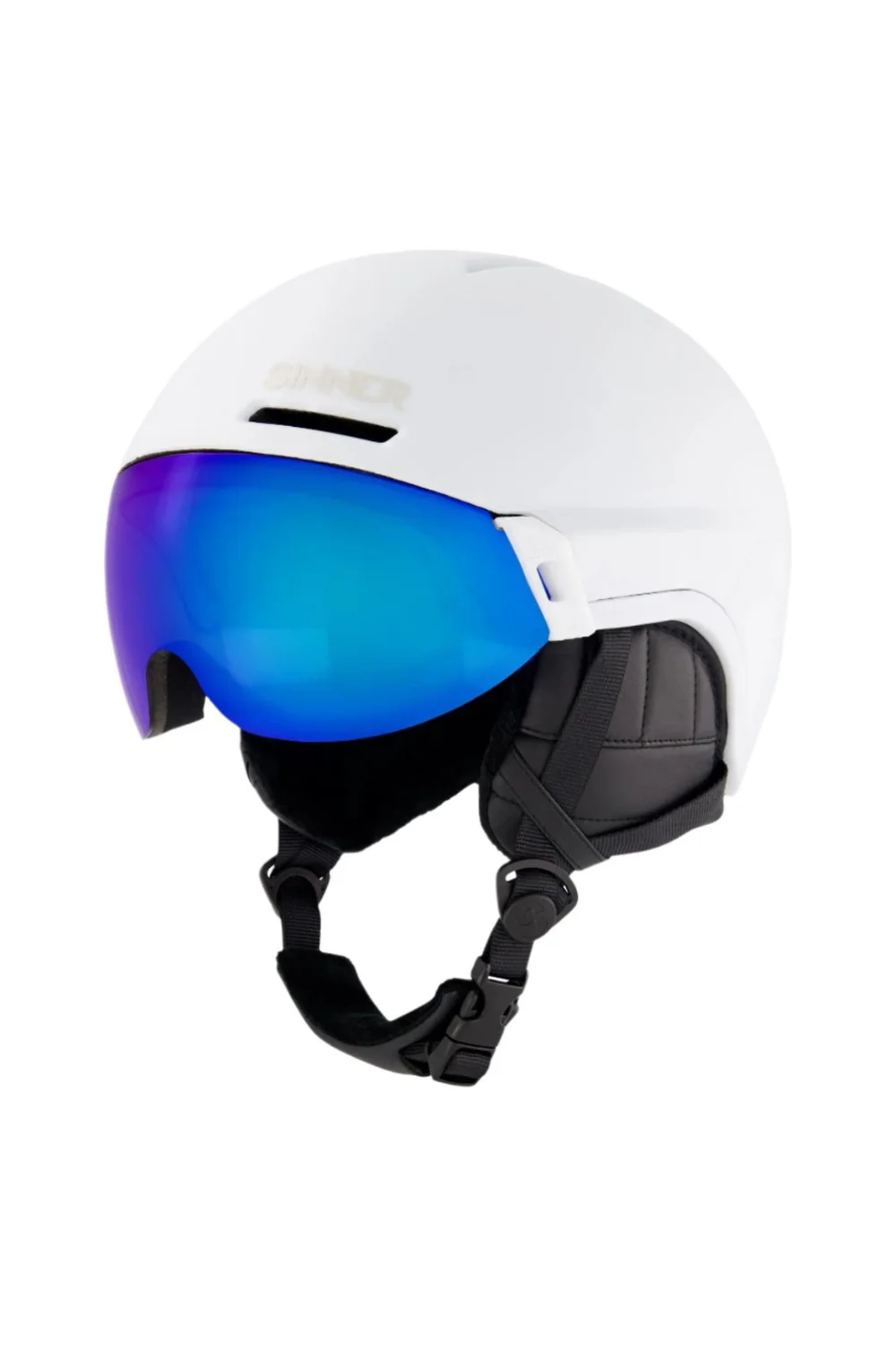 Sinner Montblanc Visor Snow Helmet Matte White - Image 2