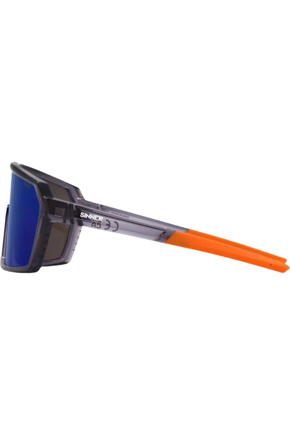 Sinner Oasis Sunglasses Matte Cry Grey Orange-Blue Oil - Image 3