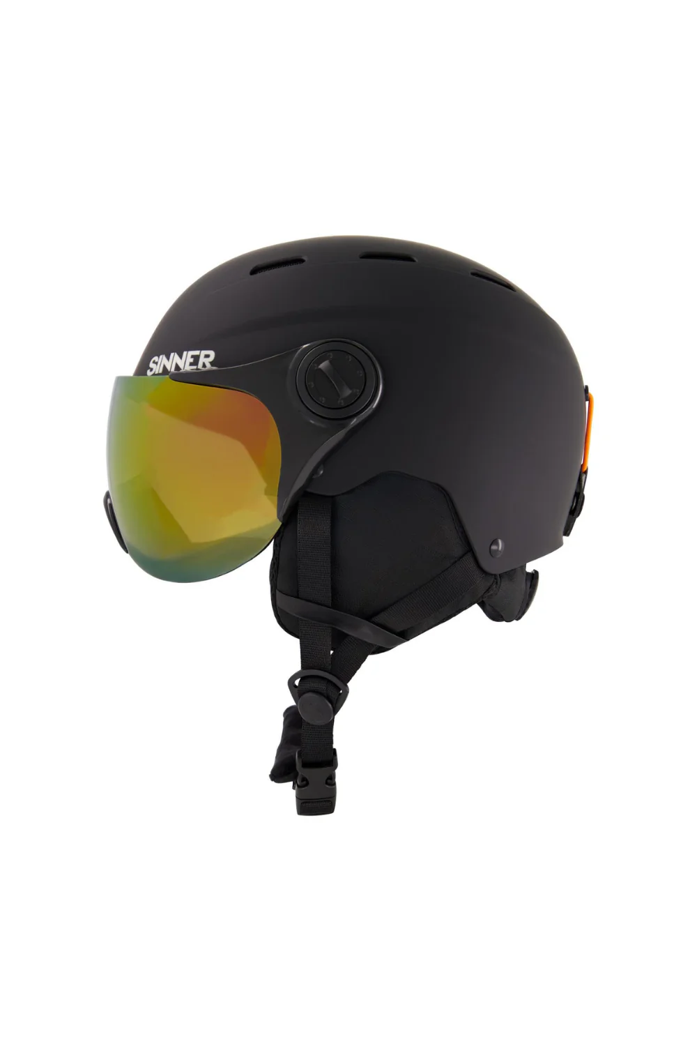 Sinner Typhoon Visor Snow Helmet Matte Black - Image 2