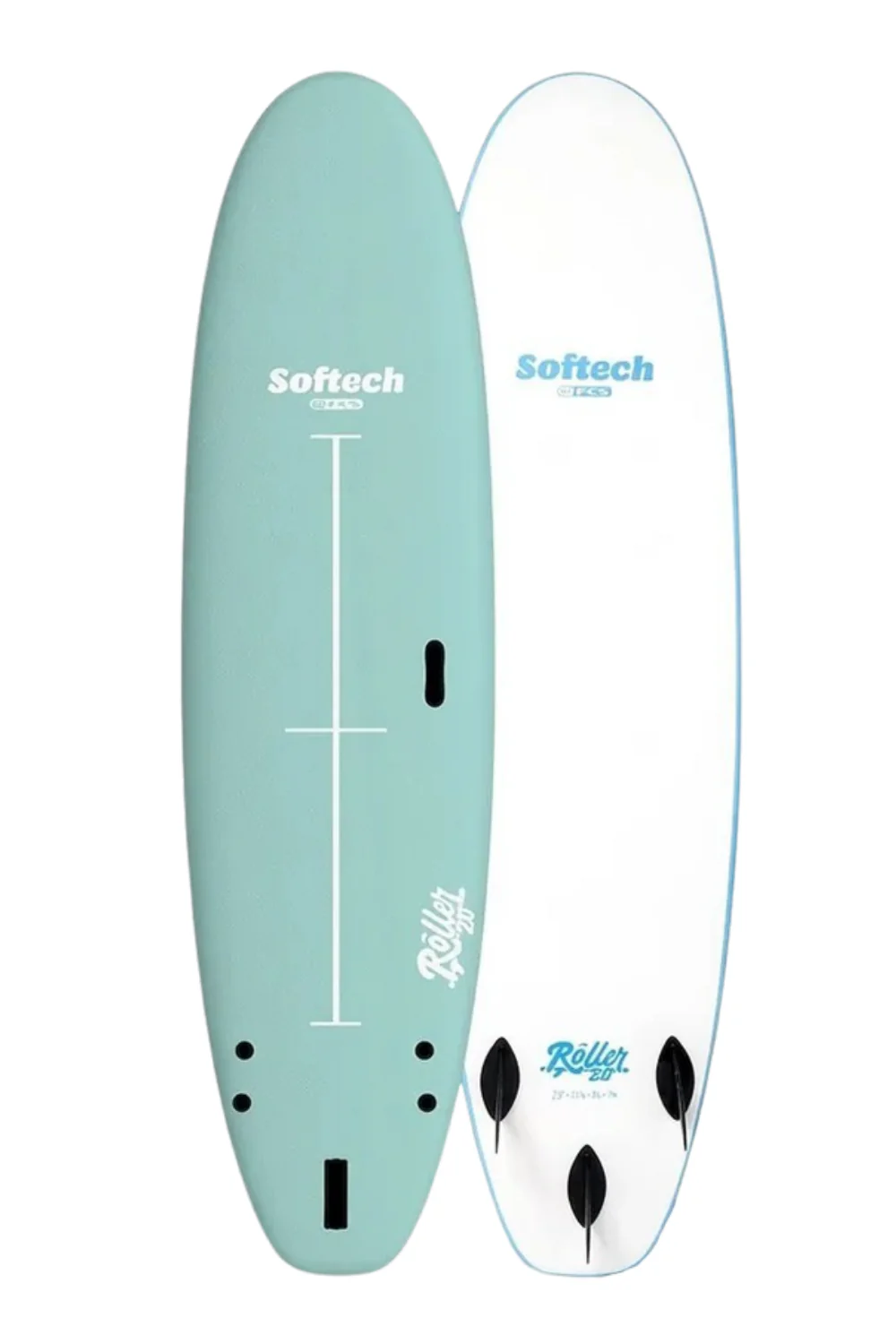 Softech Roller 2.0 Softboard Surfboard Seafoam