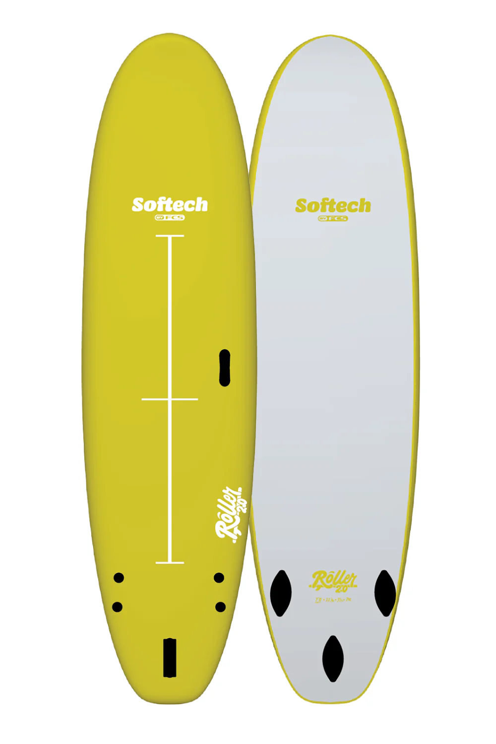 Softech Roller Softboard Surfboard Yellow