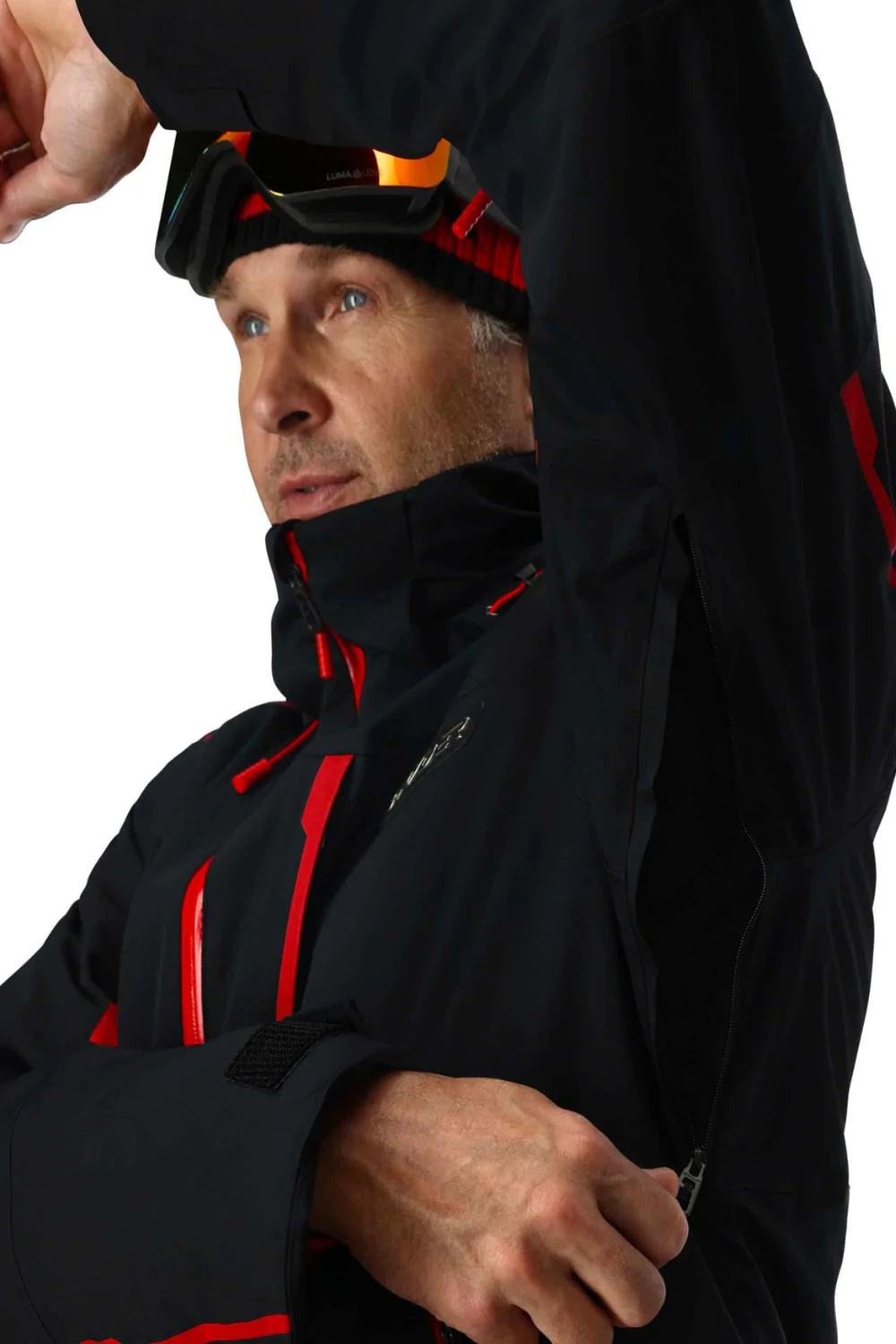 Spyder Mens Leader Insulated Ski Jacket Black Escape - Image 3