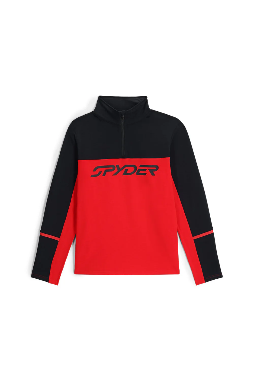 Spyder Mens Speed Half Zip Fleece Spyder Red - Image 4