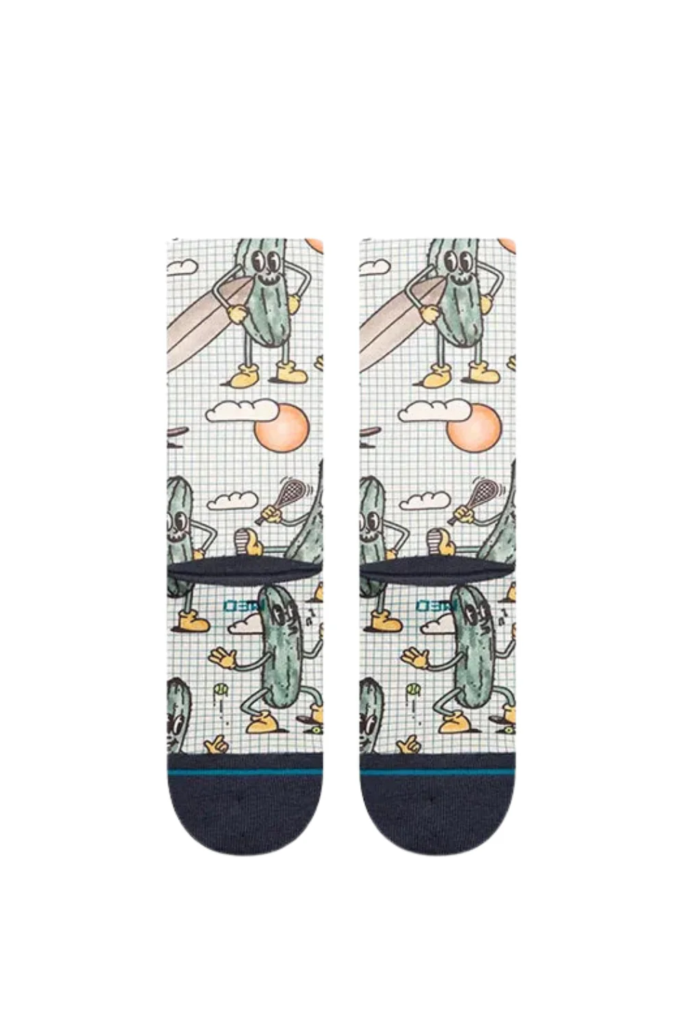 Stance Feeling Pickled Crew Socks Cream - Image 3