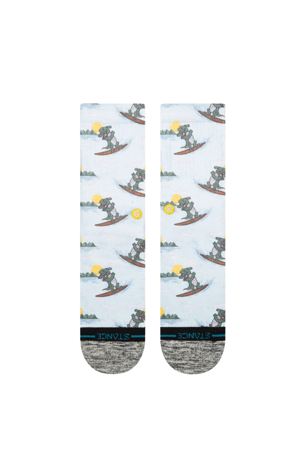 Stance Later Gator Crew Socks Light Blue - Image 2