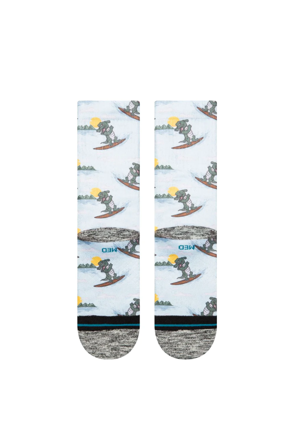 Stance Later Gator Crew Socks Light Blue - Image 3