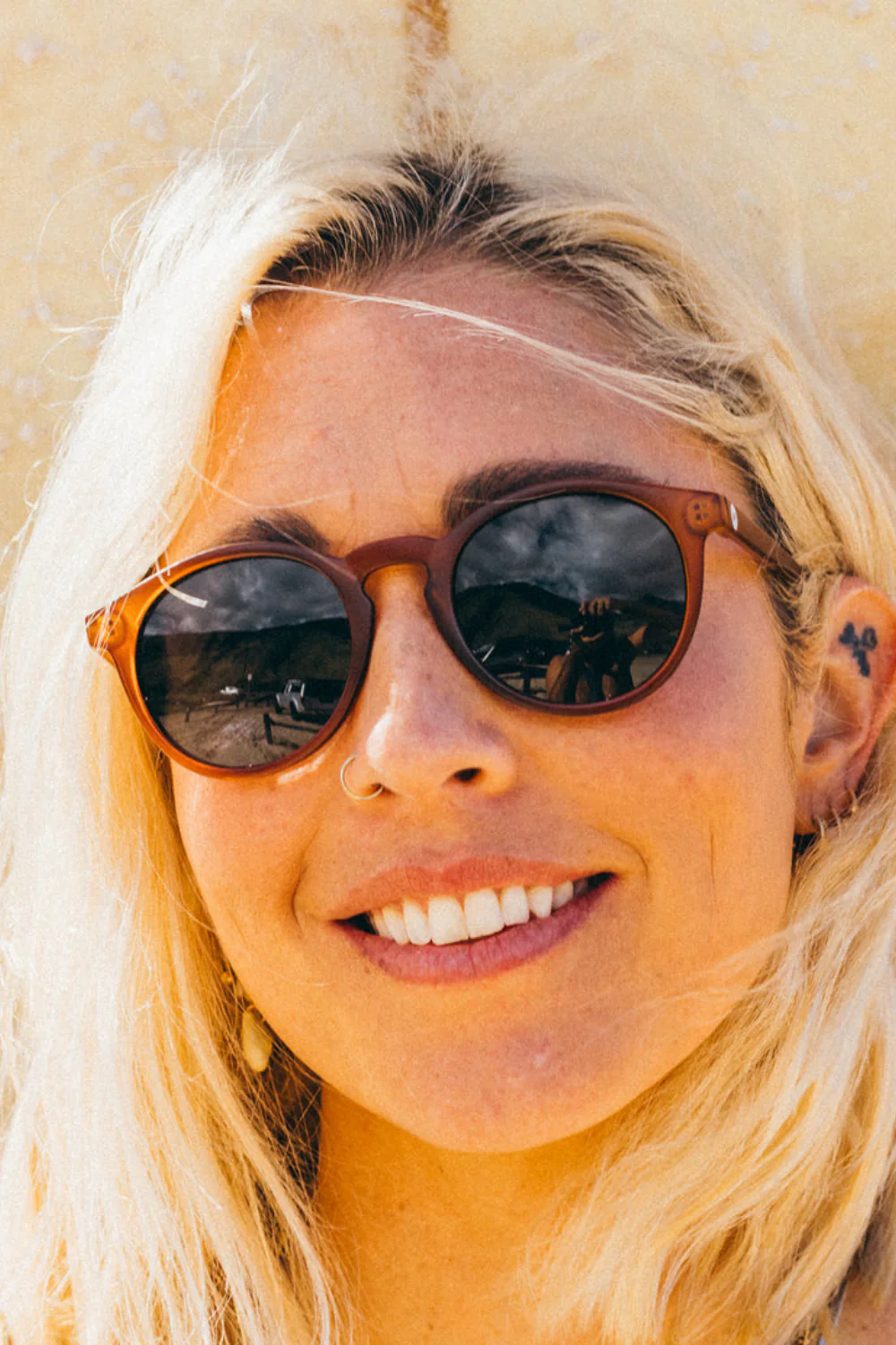 Sunski Dipsea Sunglasses Rust Forest - Image 5