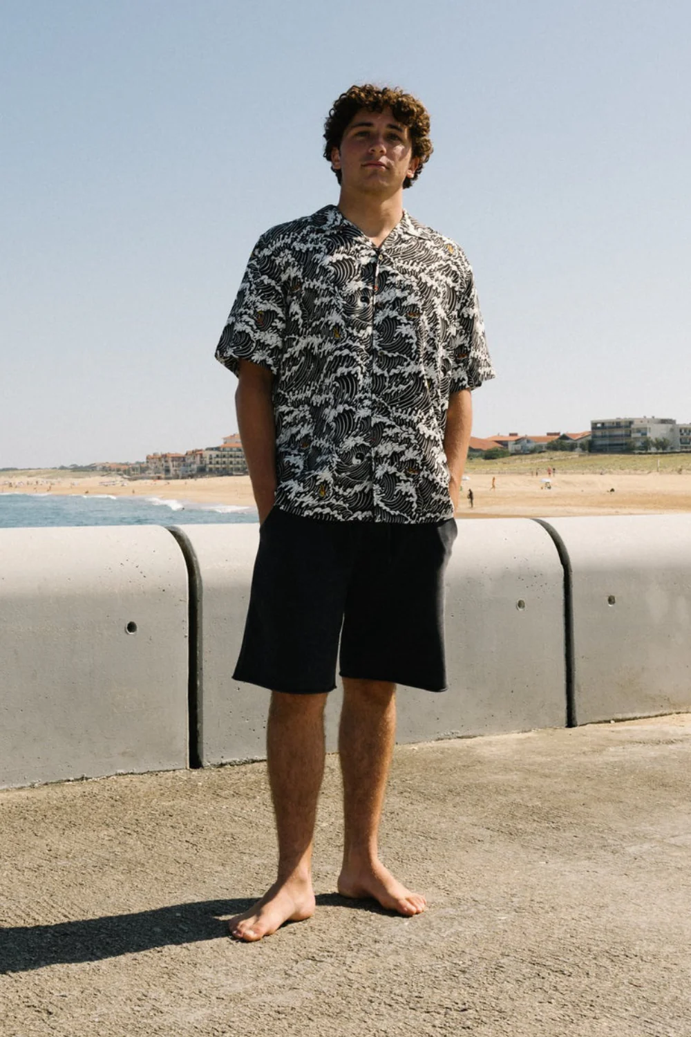 T&C Surf Designs Aloha Mens Short Sleeve Shirt Fatigue Black - Image 2