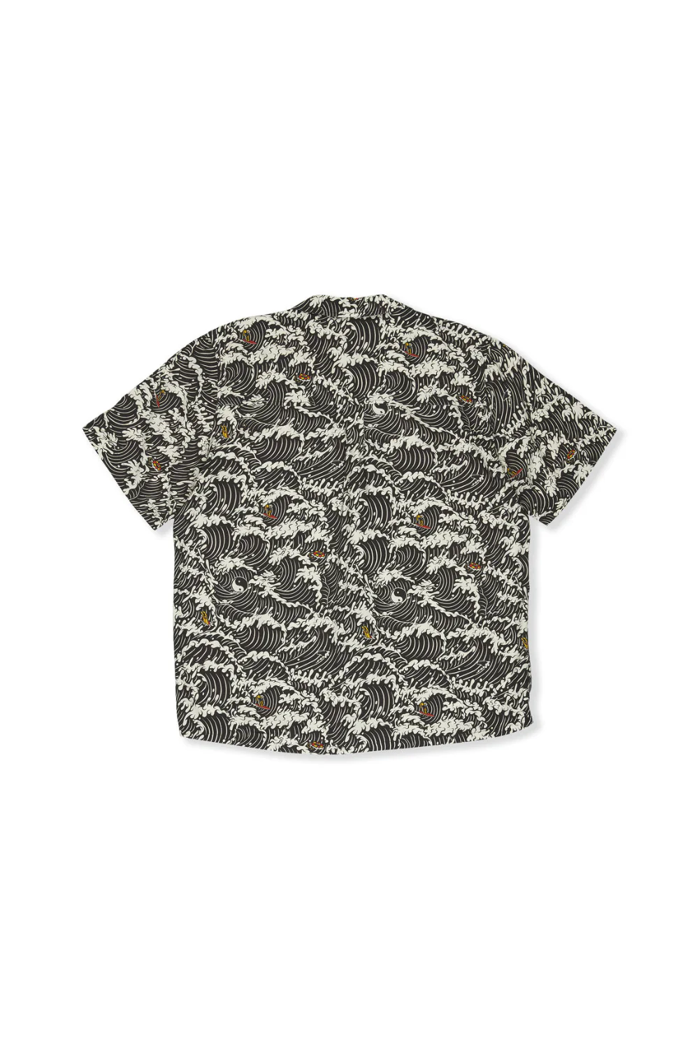 T&C Surf Designs Aloha Mens Short Sleeve Shirt Fatigue Black - Image 4