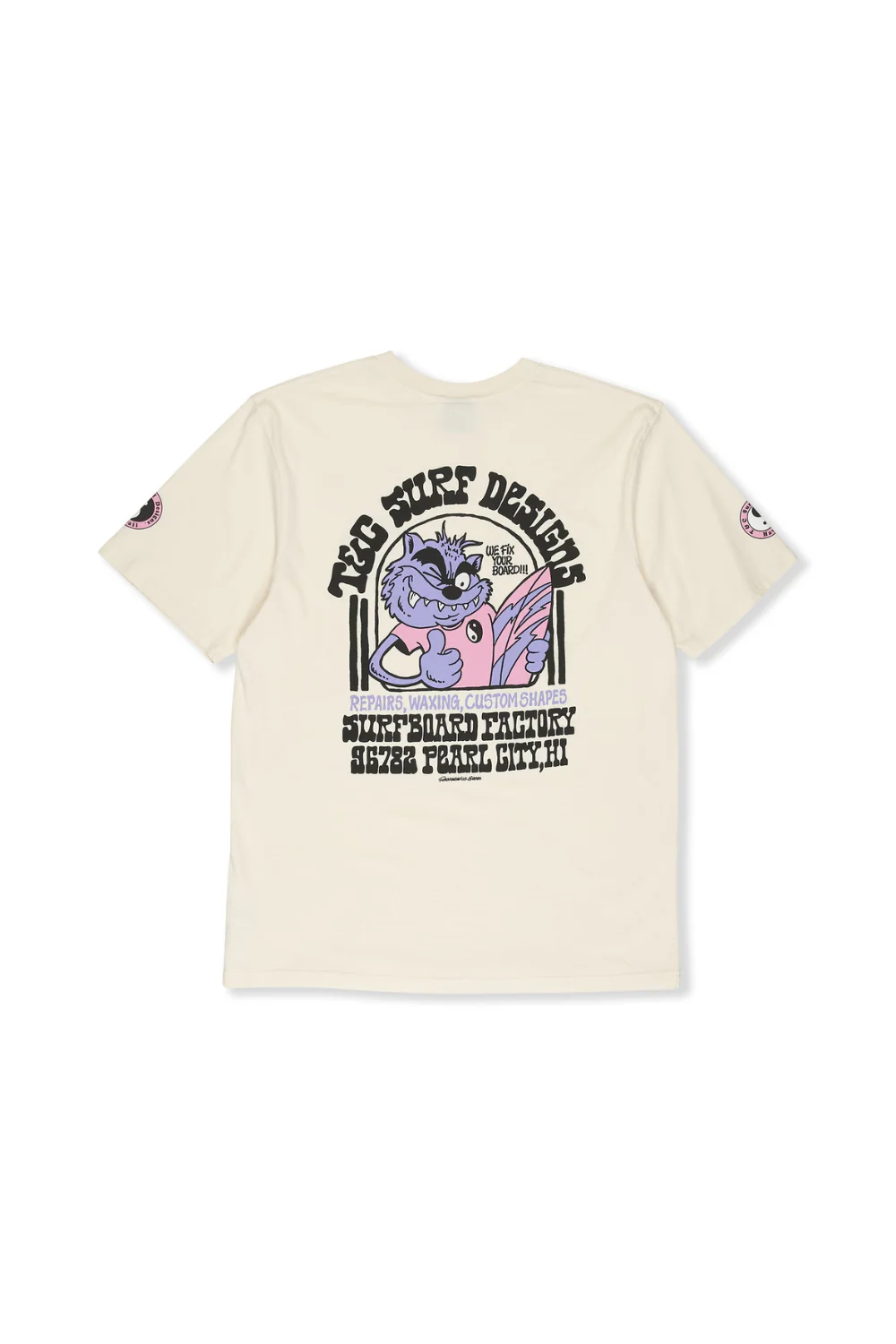 T&C Surf Designs Surf Service Mens T-Shirt Vintage White