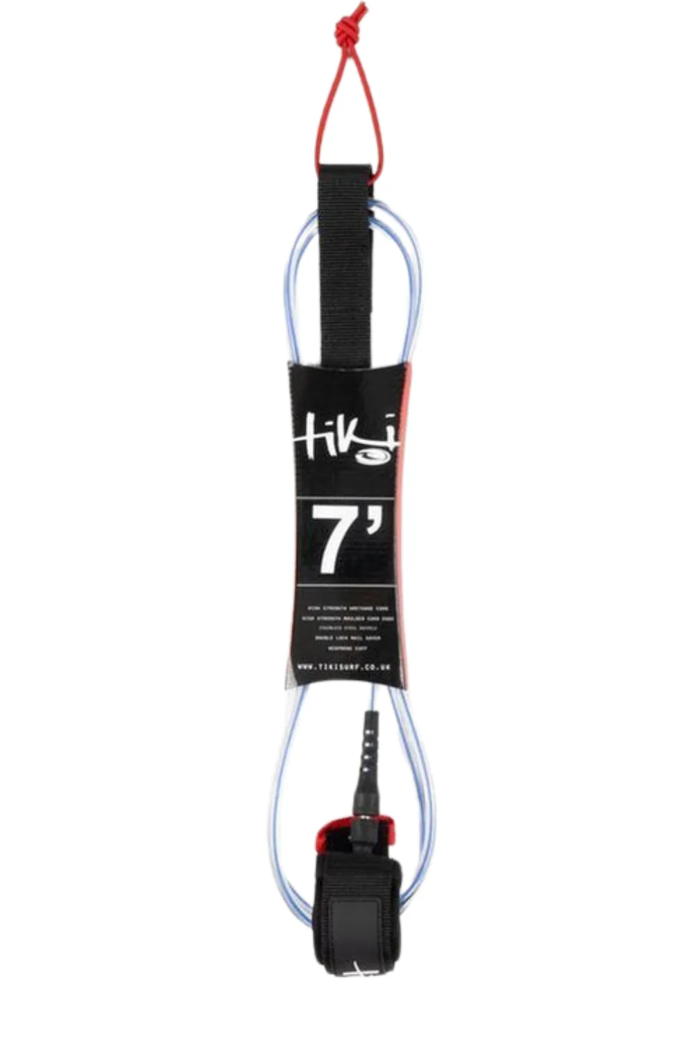 Tiki 7'0 Leash 7MM 2 Swivel Blue