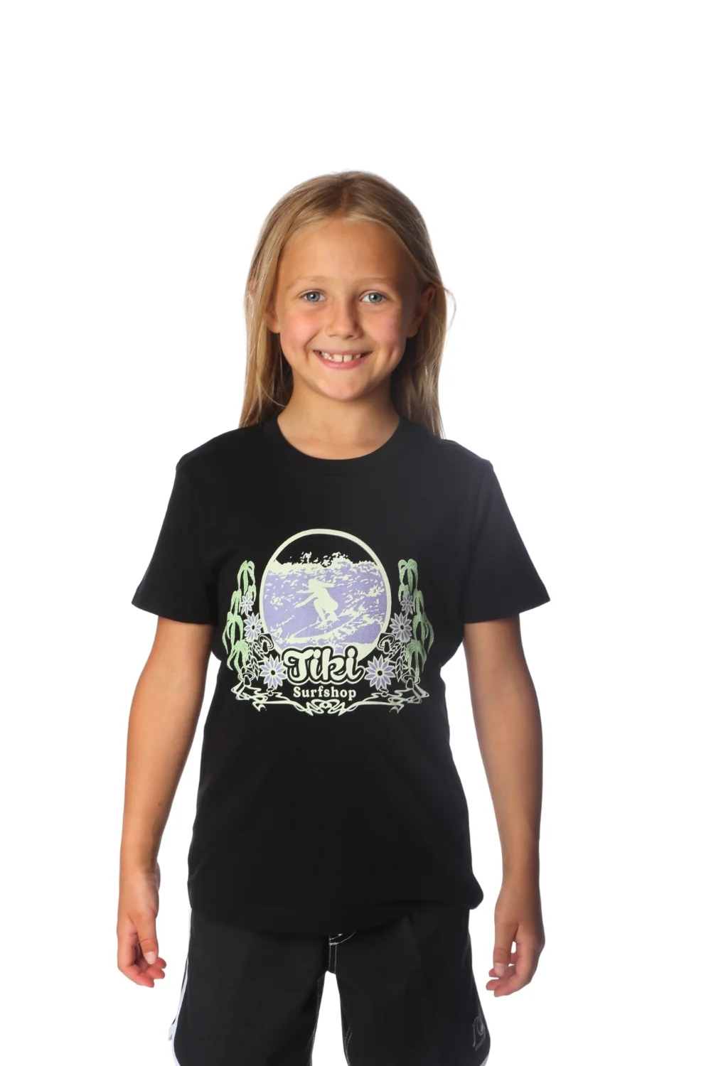Tiki 70'S Surf Mini T-Shirt Black - Image 2