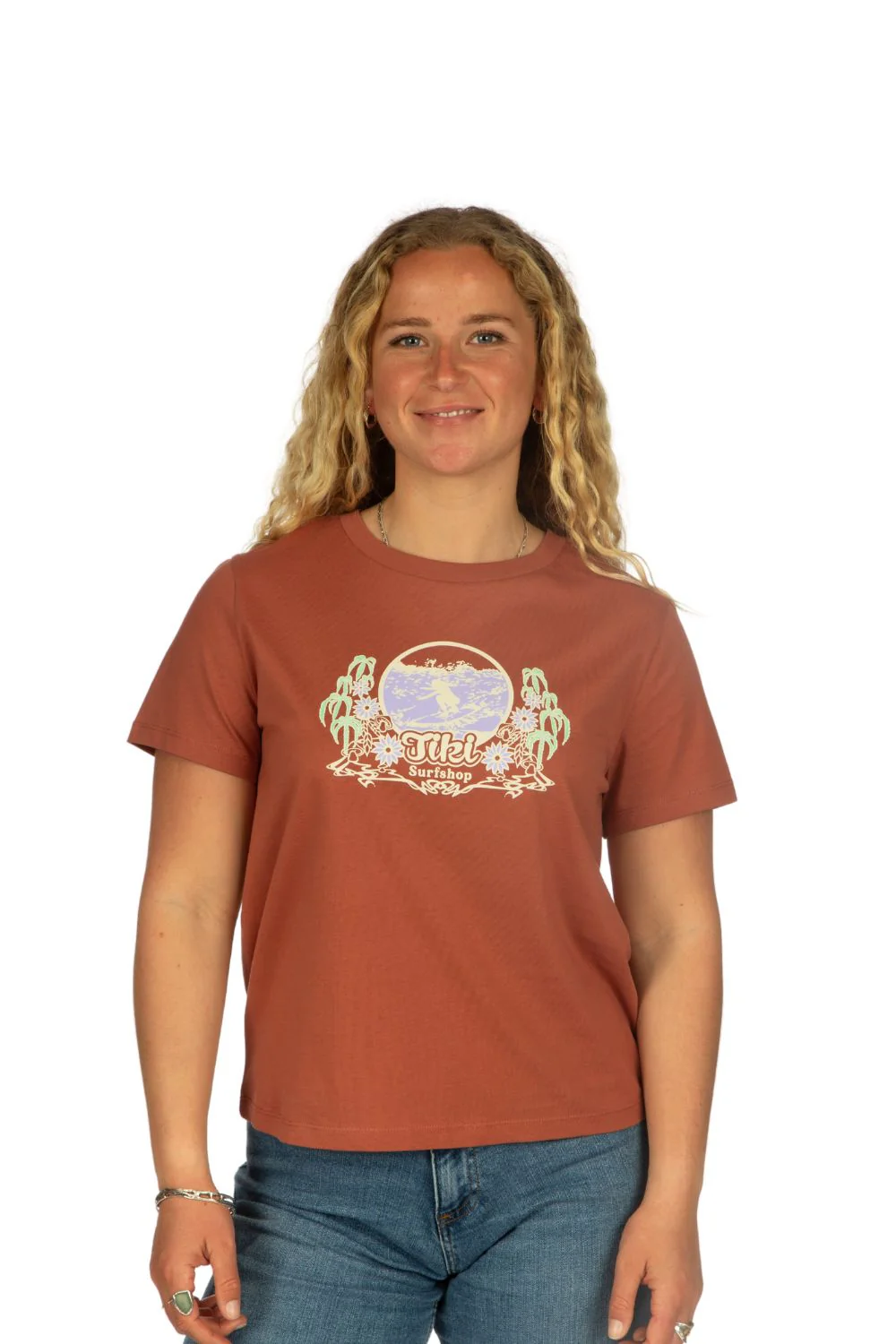 Tiki 70'S Surfer T-Shirt Heritage Brown - Image 2