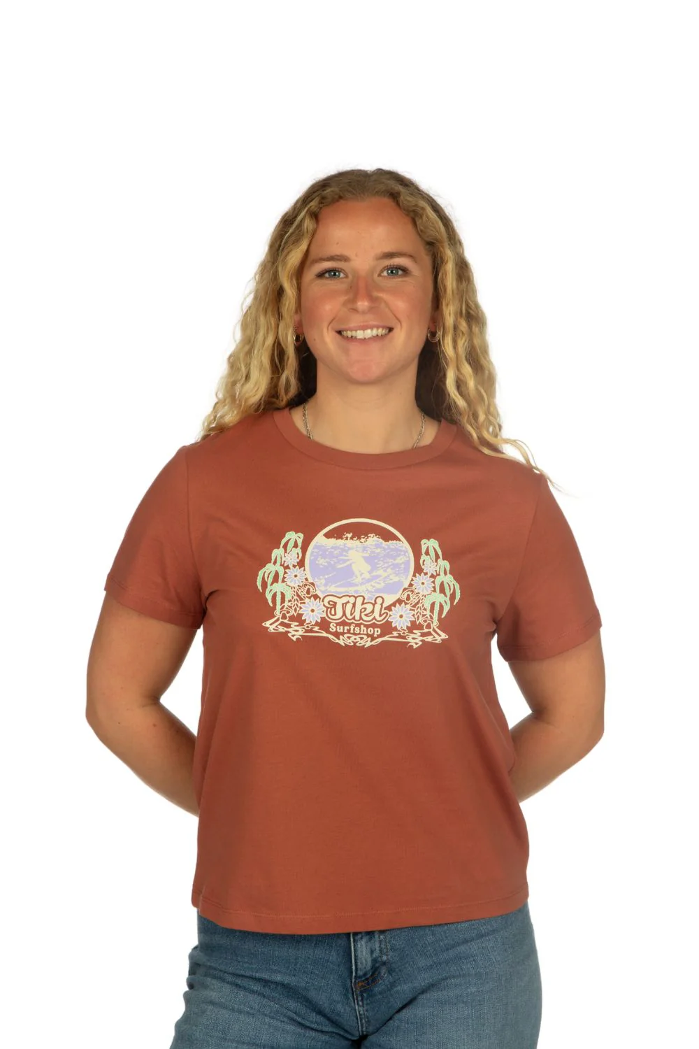 Tiki 70'S Surfer T-Shirt Heritage Brown - Image 3