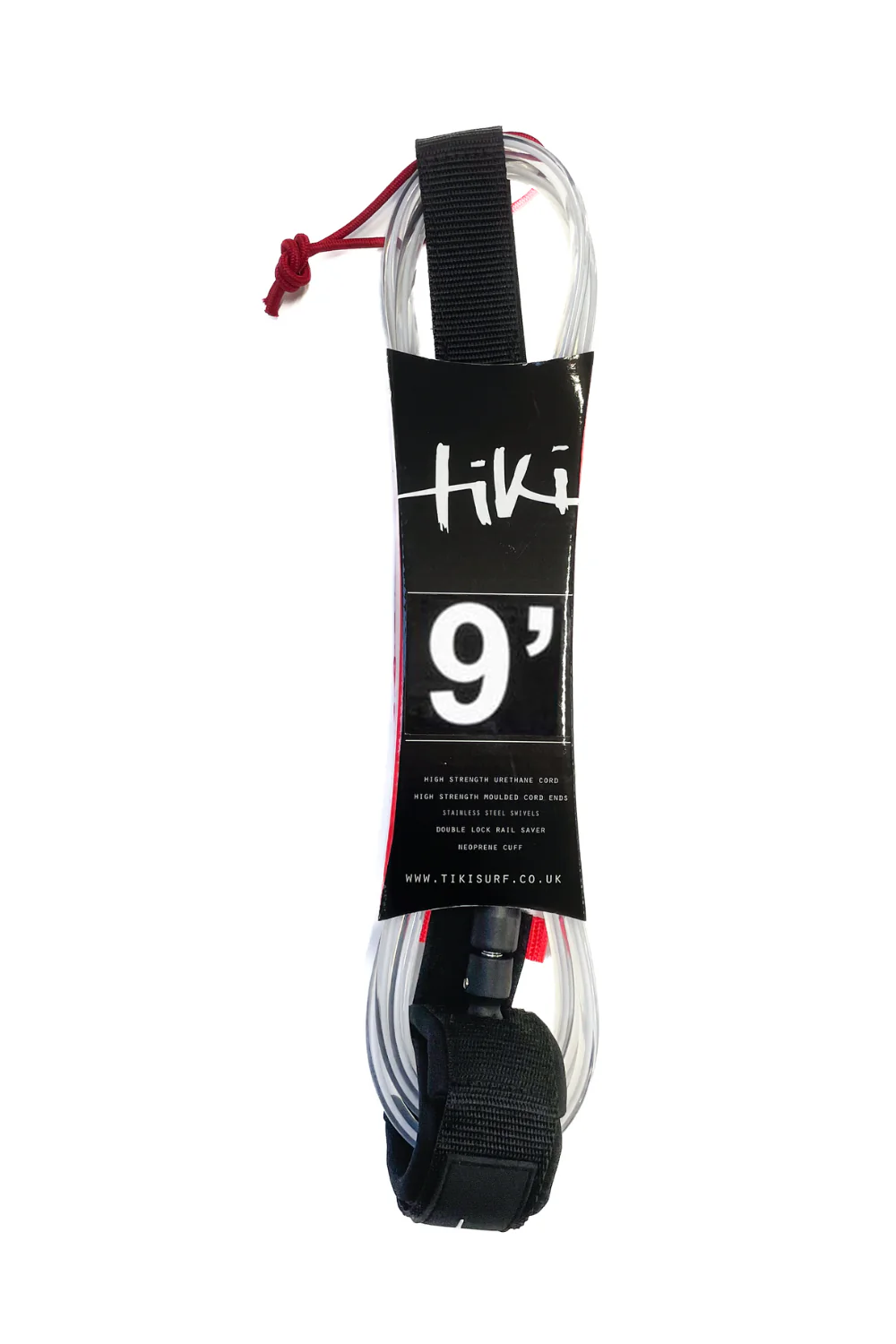 Tiki Swivel Surfboard Leash 7mm White